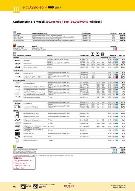 asecos – Gefahrstofflagerung und -handling 2018-2020