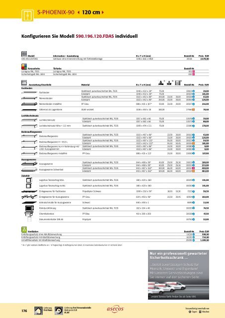 asecos – Gefahrstofflagerung und -handling 2018-2020