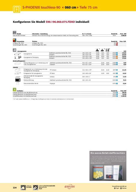 asecos – Gefahrstofflagerung und -handling 2018-2020