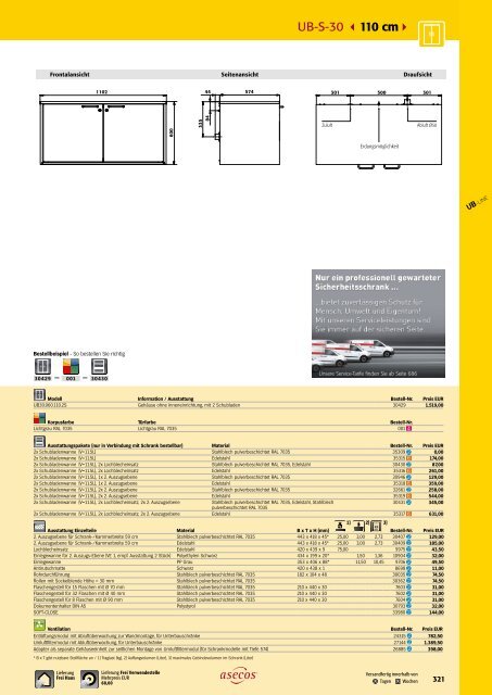 asecos – Gefahrstofflagerung und -handling 2018-2020