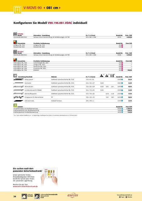 asecos – Gefahrstofflagerung und -handling 2018-2020