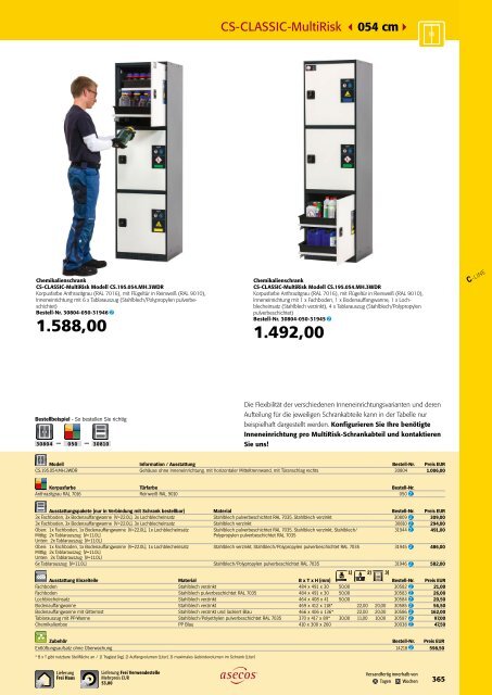 asecos – Gefahrstofflagerung und -handling 2018-2020