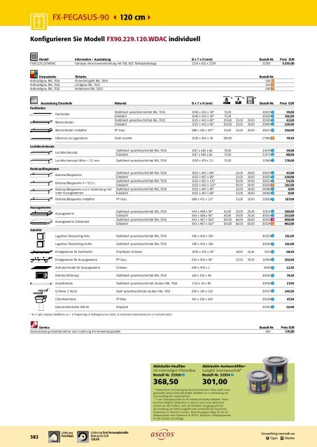 asecos – Gefahrstofflagerung und -handling 2018-2020