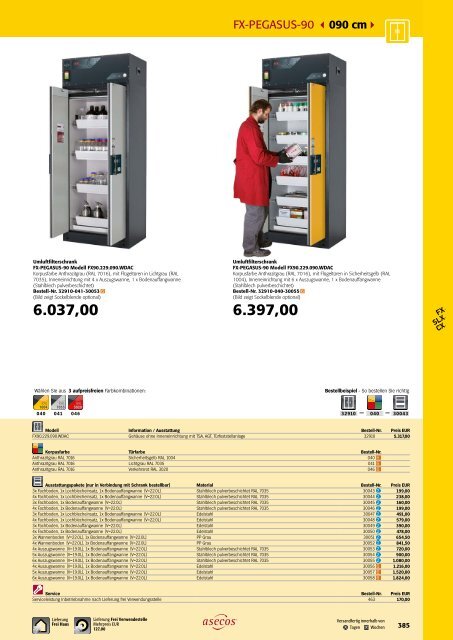 asecos – Gefahrstofflagerung und -handling 2018-2020