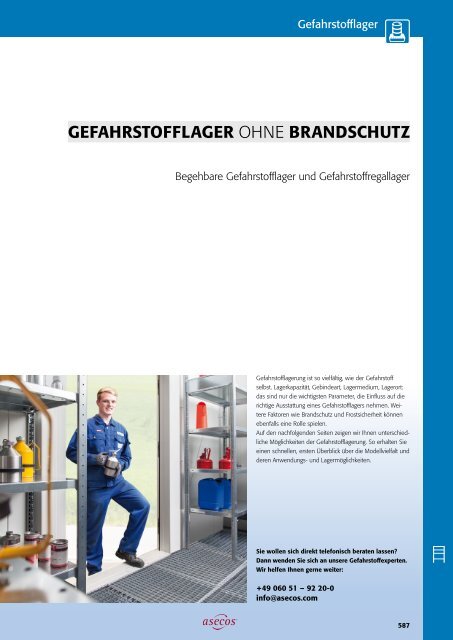 asecos – Gefahrstofflagerung und -handling 2018-2020