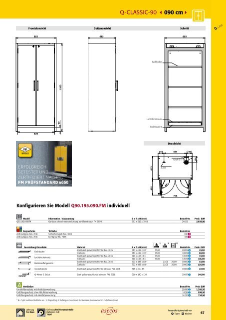 asecos – Gefahrstofflagerung und -handling 2018-2020