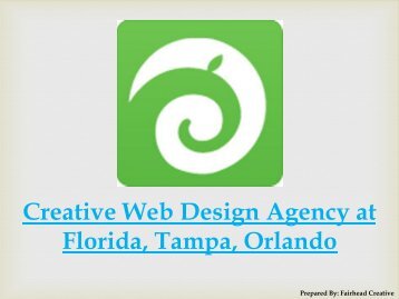 Creative Web Design Agency at Florida, Tampa, Orlando