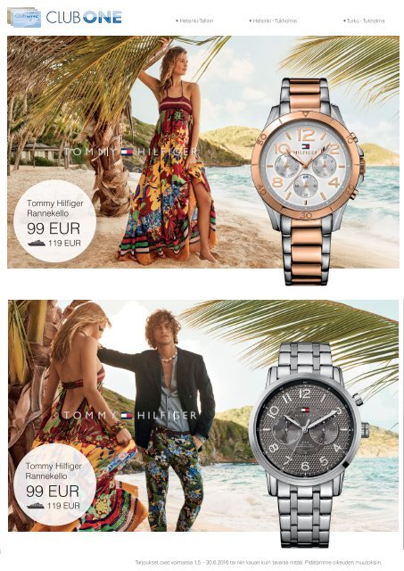 Tallink Silja Club One Shopping catalogue I May 1 - June 30, 2016