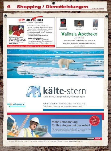 Allalin News Nr. 6/2016 - SAAS-FEE | SAAS-GRUND | SAAS-ALMAGELL |SAAS-BALEN