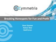 Breaking Honeypots for Fun and Profit