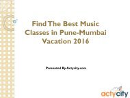 Best Music Classes In Pune