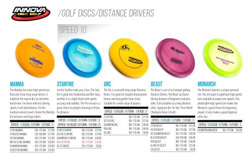 2016 Innova Discs Catalog