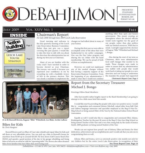INSIDE Leech Lake Band of Ojibwe