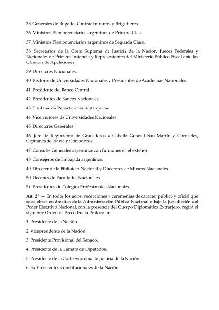 MANUAL DE PROCEDIMIENTOS Dirección Nacional de Ceremonial