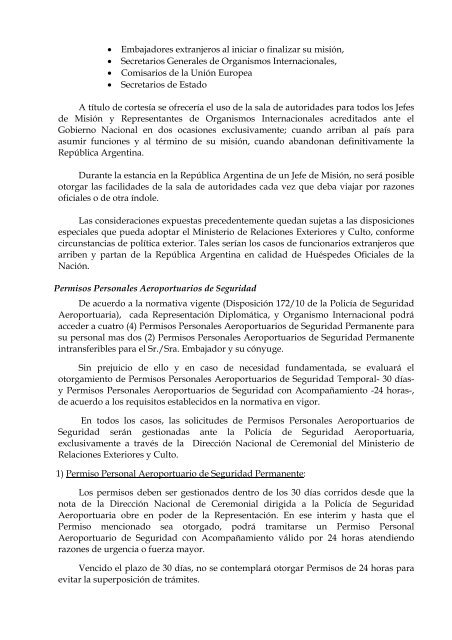 MANUAL DE PROCEDIMIENTOS Dirección Nacional de Ceremonial