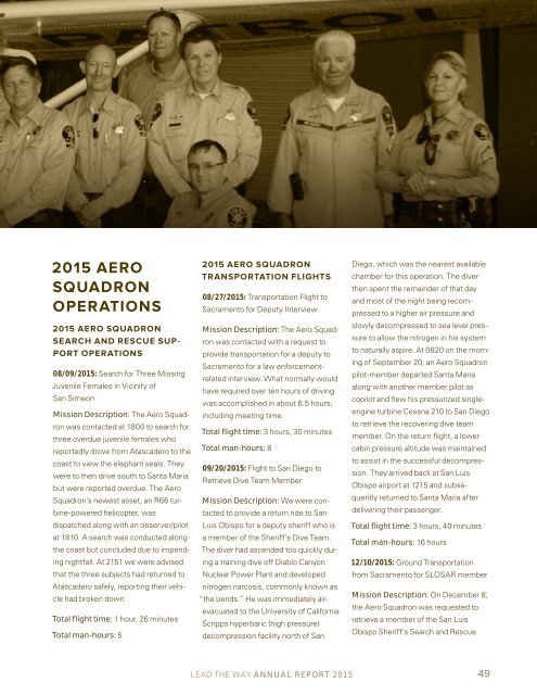 SLO County Sheriff's Office Annual Report 2015