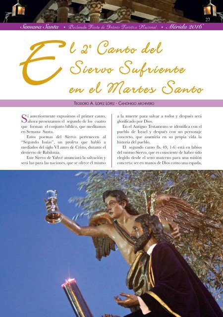 Revista Semana Santa de Mérida 2016