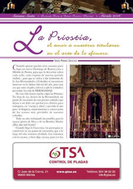 Revista Semana Santa de Mérida 2016