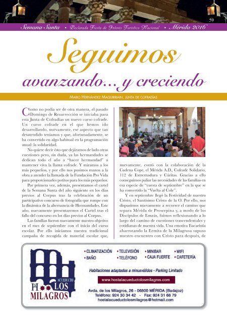 Revista Semana Santa de Mérida 2016