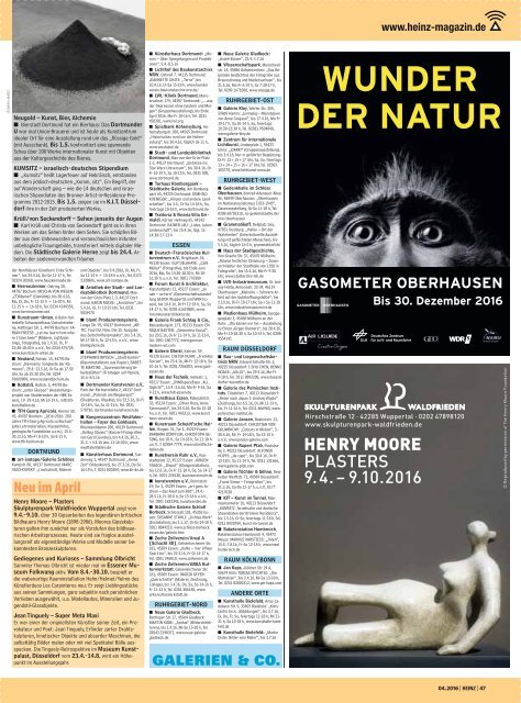 HEINZ Magazin Essen 04-2016