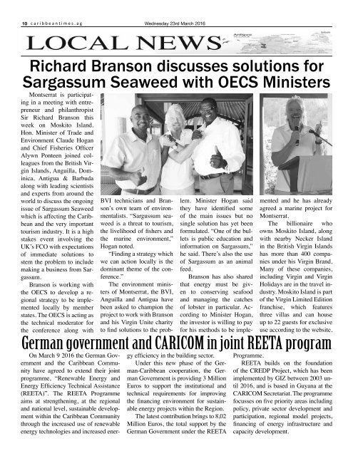 Caribbean Times 75th issue - Wednesday 23rd March 2016