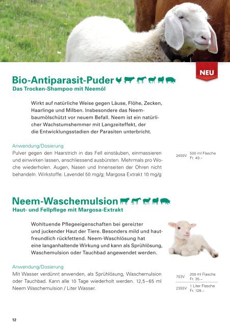 Tiergesundheits Broschüre 2016