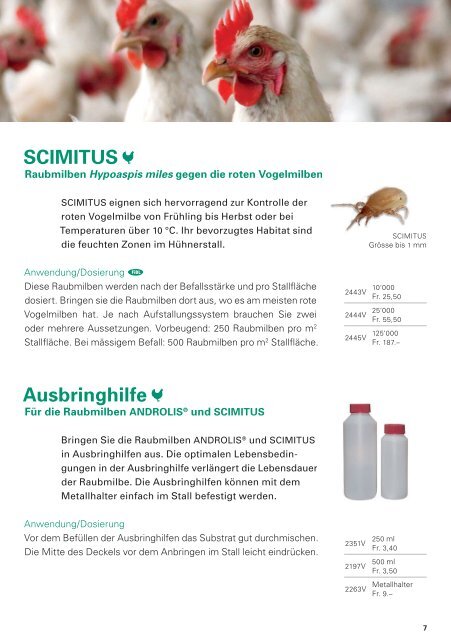 Tiergesundheits Broschüre 2016