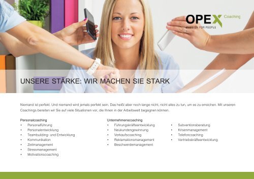 OPEX Personal GmbH - Broschüre 2016