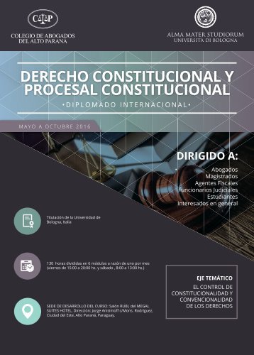 DERECHO CONSTITUCIONAL Y PROCESAL CONSTITUCIONAL