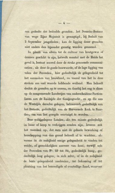 Veiling heidegronden in 1837 te Hilversum