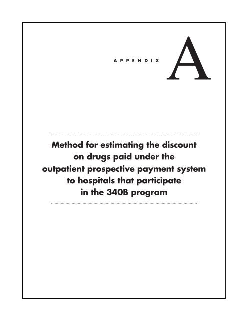 Overview of the 340B Drug Pricing Program