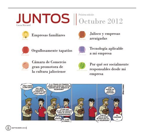 Juntos Gaceta Mercantil - SEPTIEMBRE 2012