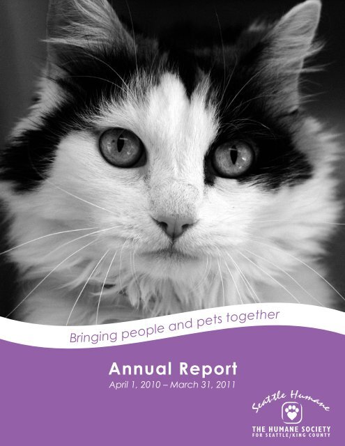 Annual Report - Seattle Humane Society