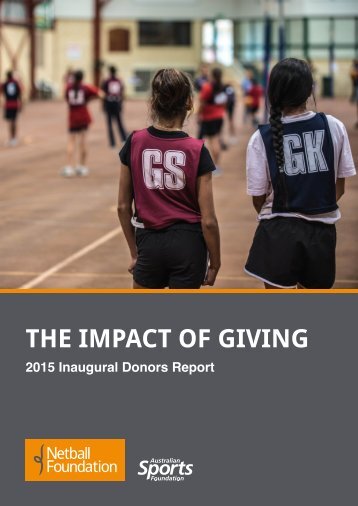 THE IMPACT OF GIVING