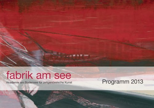 Programm 2013 - Fabrik am See