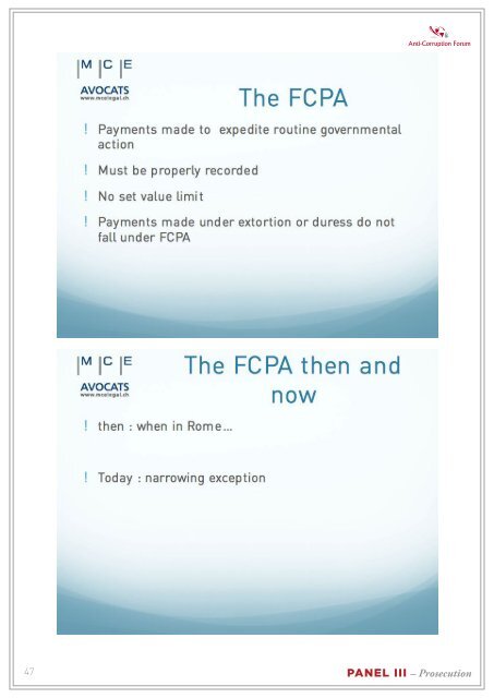 Anti-Corruption Forum Facilitation Payments Conference Ebooklet