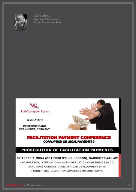 Anti-Corruption Forum Facilitation Payments Conference Ebooklet