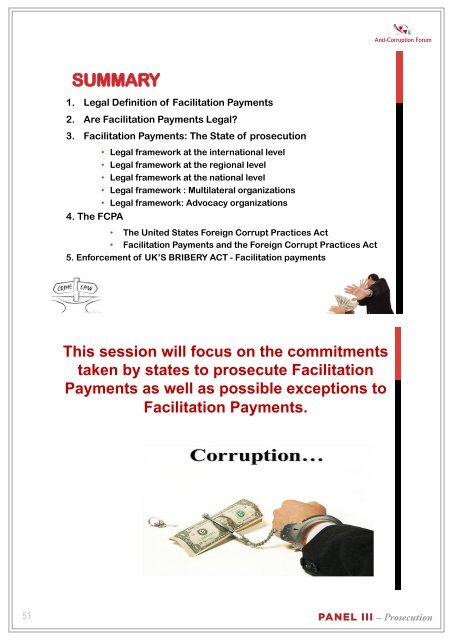 Anti-Corruption Forum Facilitation Payments Conference Ebooklet