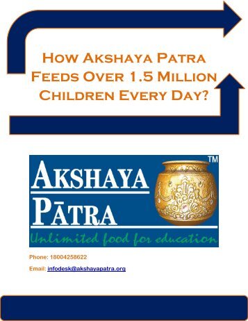 How Akshaya Patra Feeds Over 1.5 Million Children Every Day