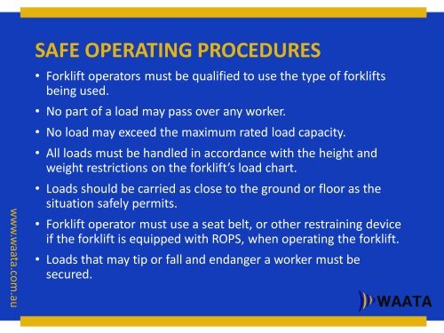 Forklift Training and Workplace Safety Guide