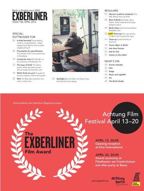 EXBERLINER Issue 148 April 2016