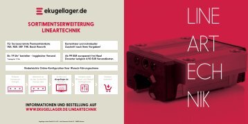 ekugellager.de - Ihr Online Shop für Lineartechnik