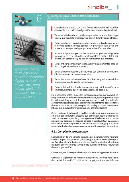 Ciberseguridad en la identidad digital y la reputación online