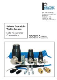 Sichere Druckluft- Verbindungen Safe ... - Wieland + Oertli AG