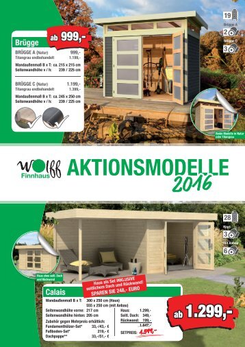 Wolff Aktionsmodelle 2016