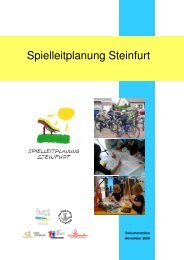 8 Qualitätszielkonzeption „Zukunftsfähiges Steinfurt“
