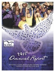 SOAR! Youth & Adult Choir: 2015 Annual Report