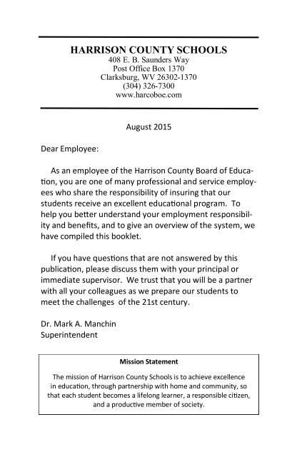 2015-2016 Employee Handbook