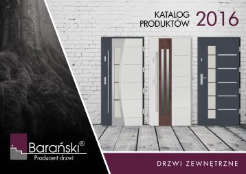 Barański Katalog drzwi zewnętrzne 2016