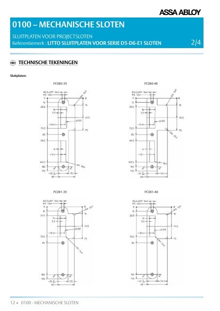 ASSA ABLOY Project cataloog 2016 NL